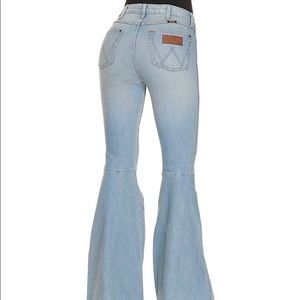 Wrangler Flare Bell Bottom Vintage Jeans Denim